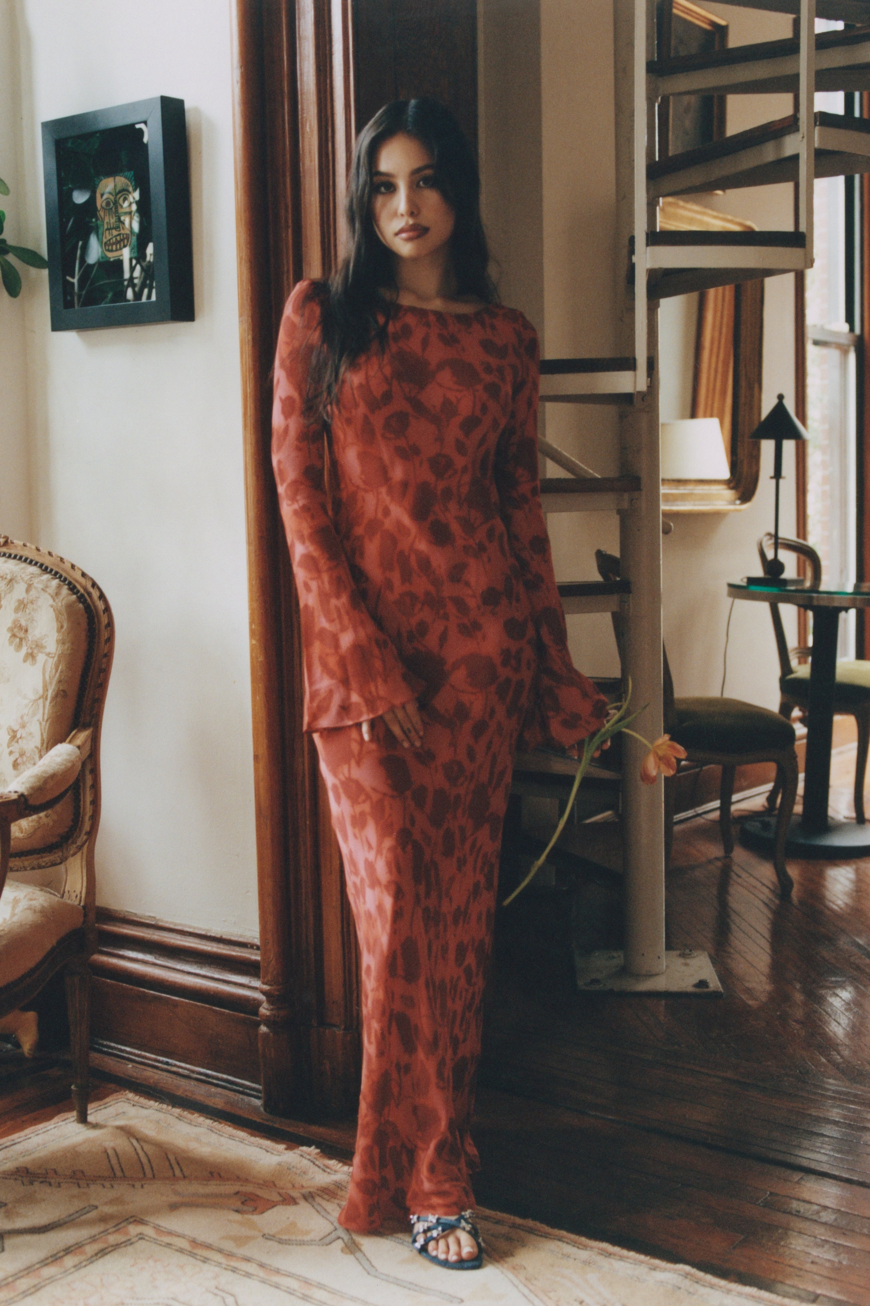 Realisation Par Gia Dress Havana - Rent from Hauteline L Realisation Par Gia Dress Havana - Rent from Hauteline L