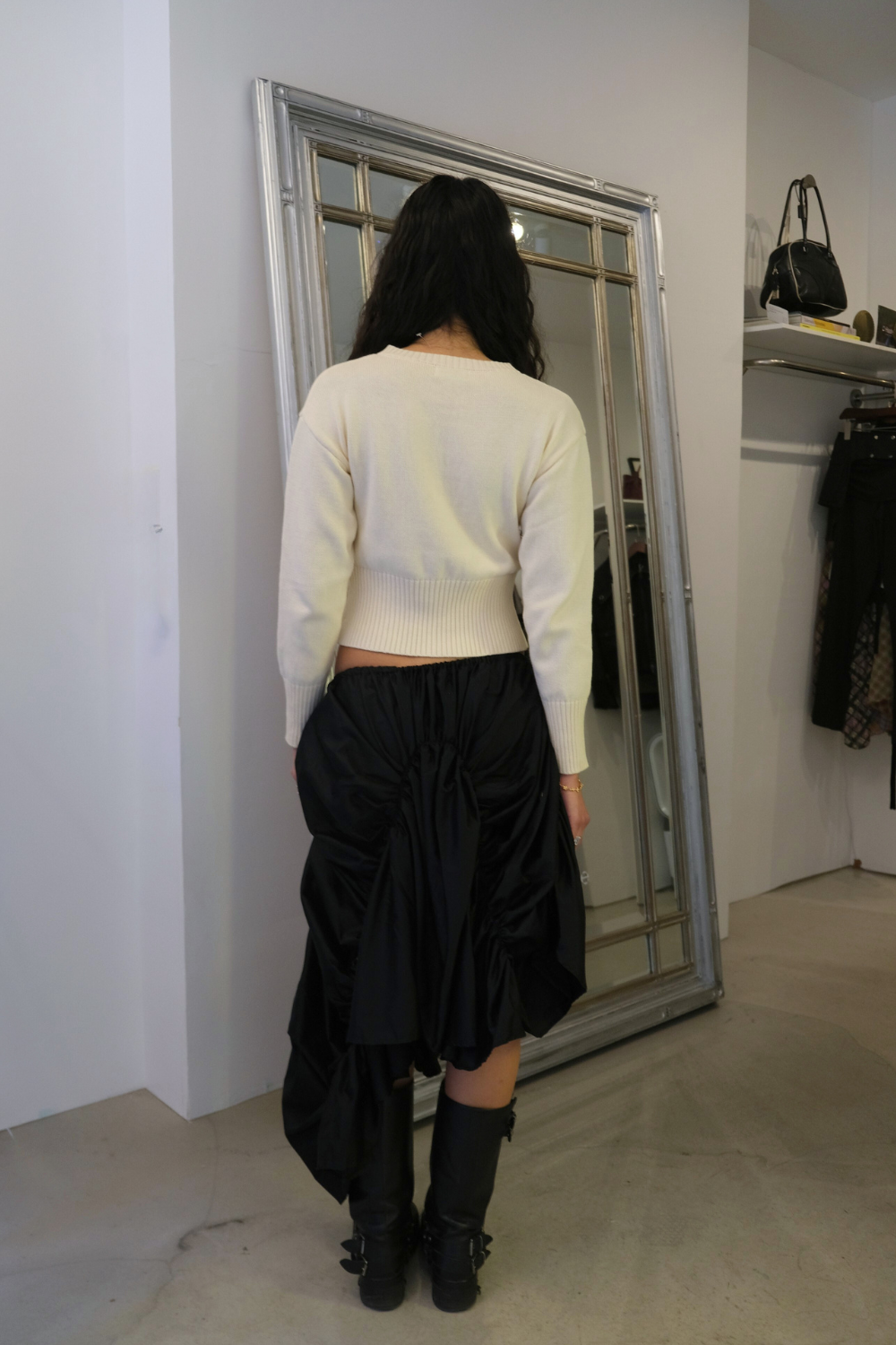 Poet Cardigan in Cream