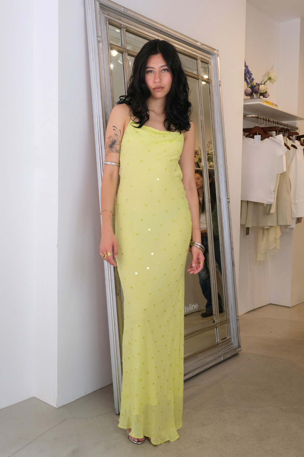 bec and bridge arielle slip maxi dress Bec + Bridge Arielle Slip Maxi Dress in Yellow