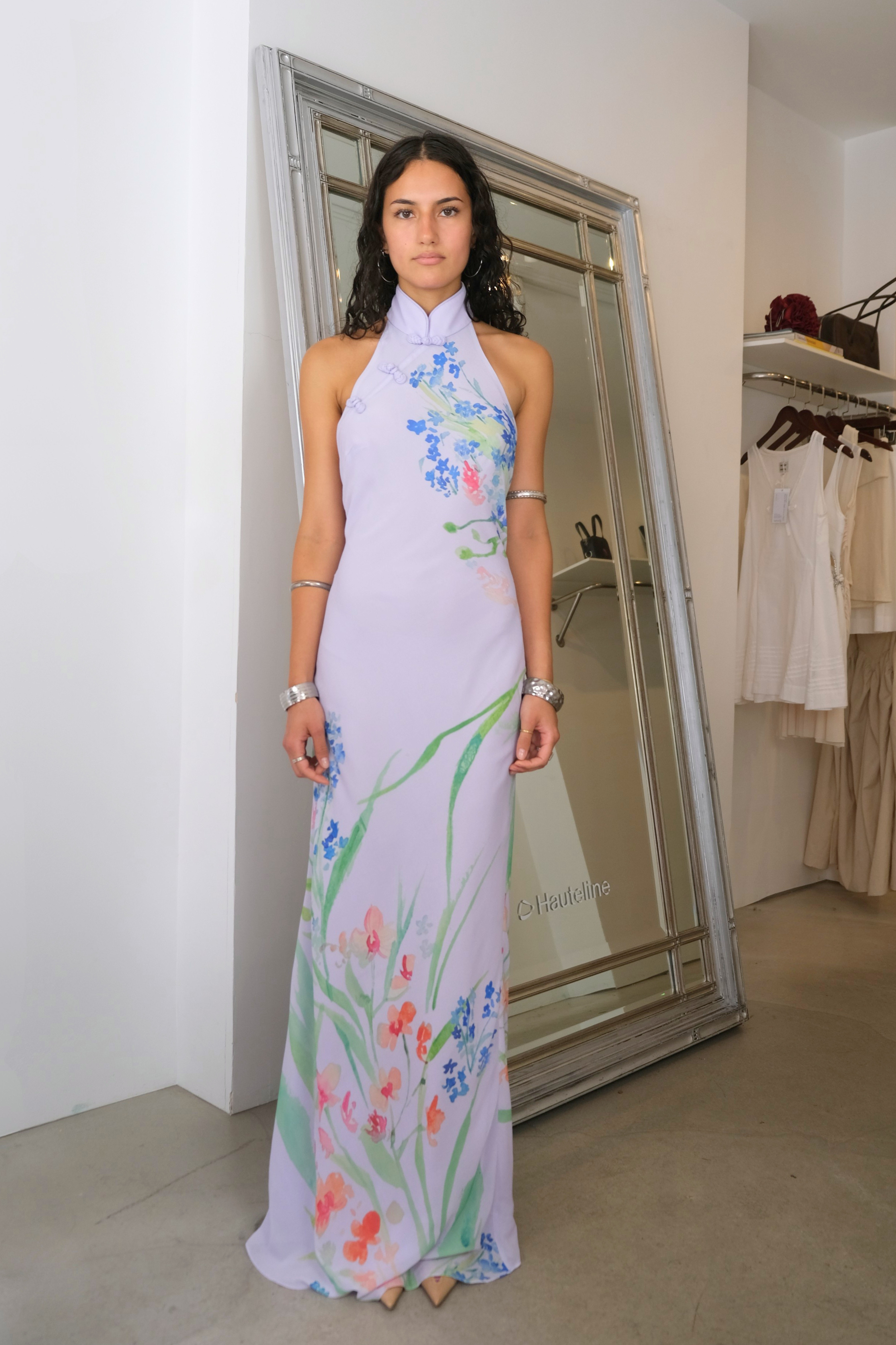 SAU LEE Gillian Floral Dress, Lavender Multi / 6