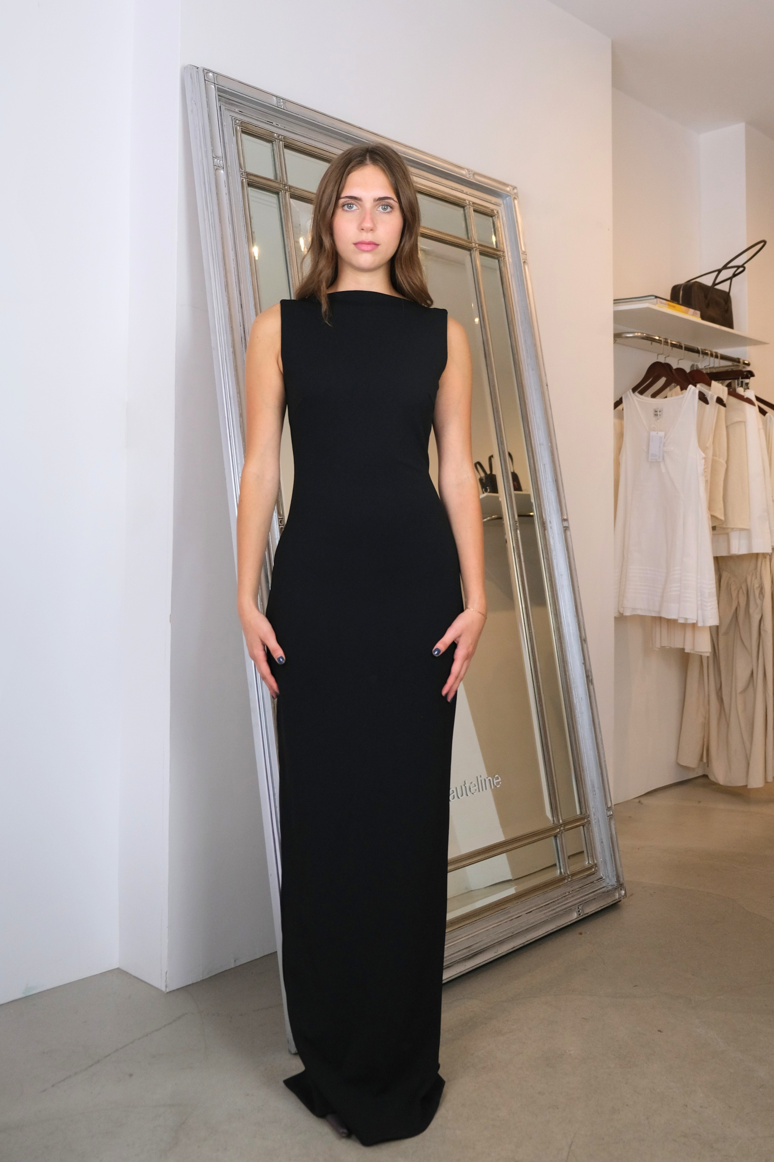 Effie Kats Verona Gown Black / S