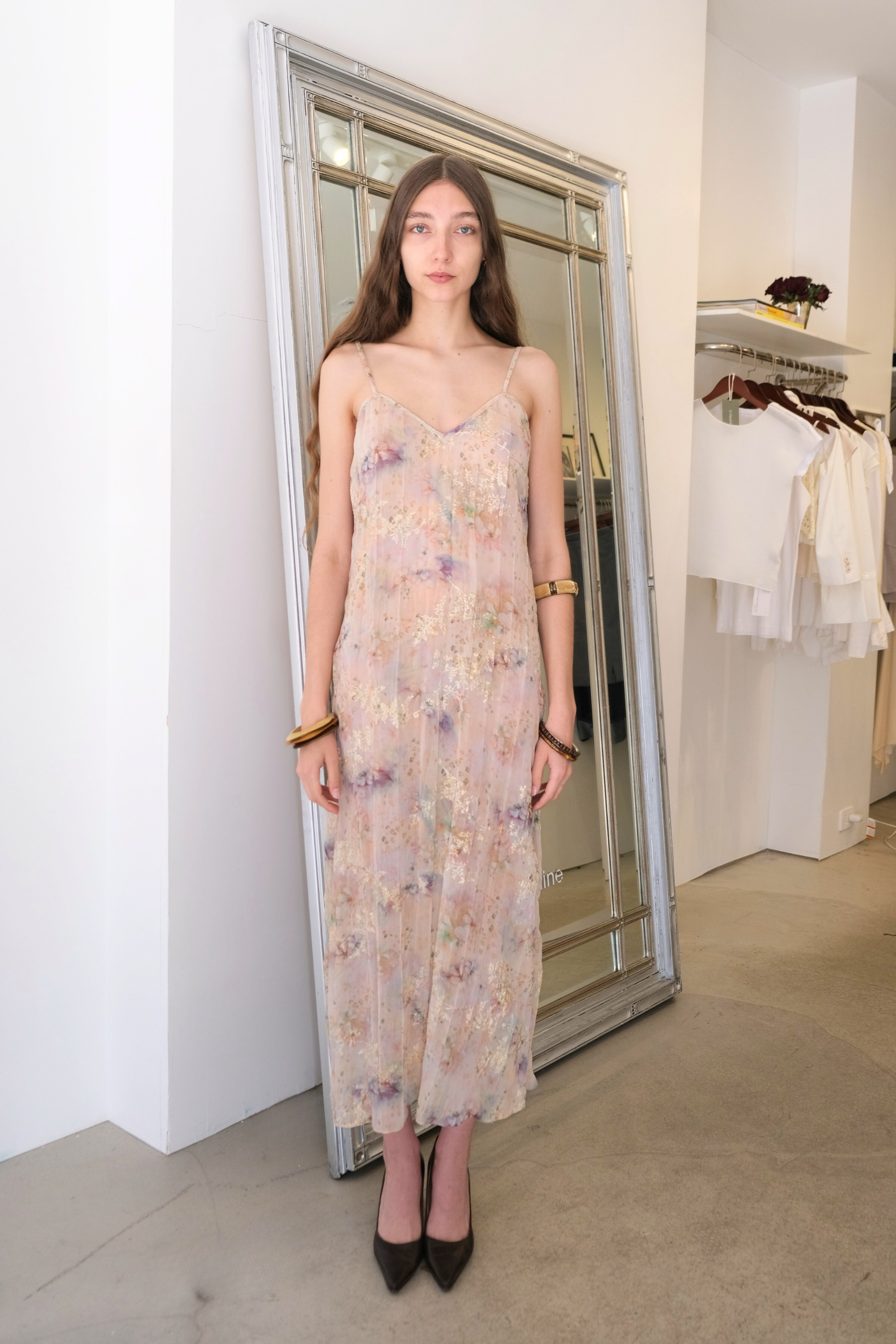 Oasis Blooms Slip Dress M (US 6)
