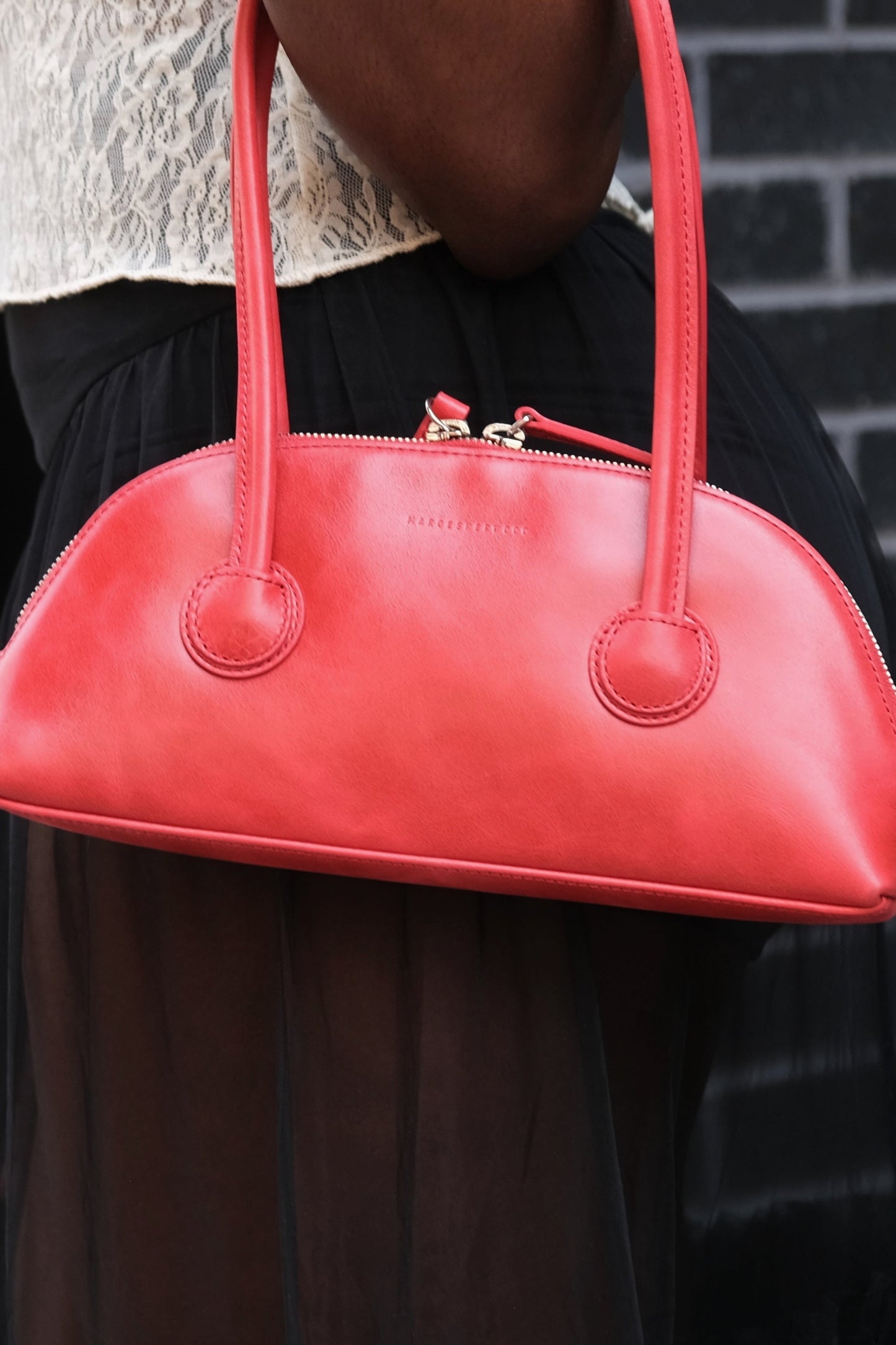 Bessette Shoulder Bag in Red