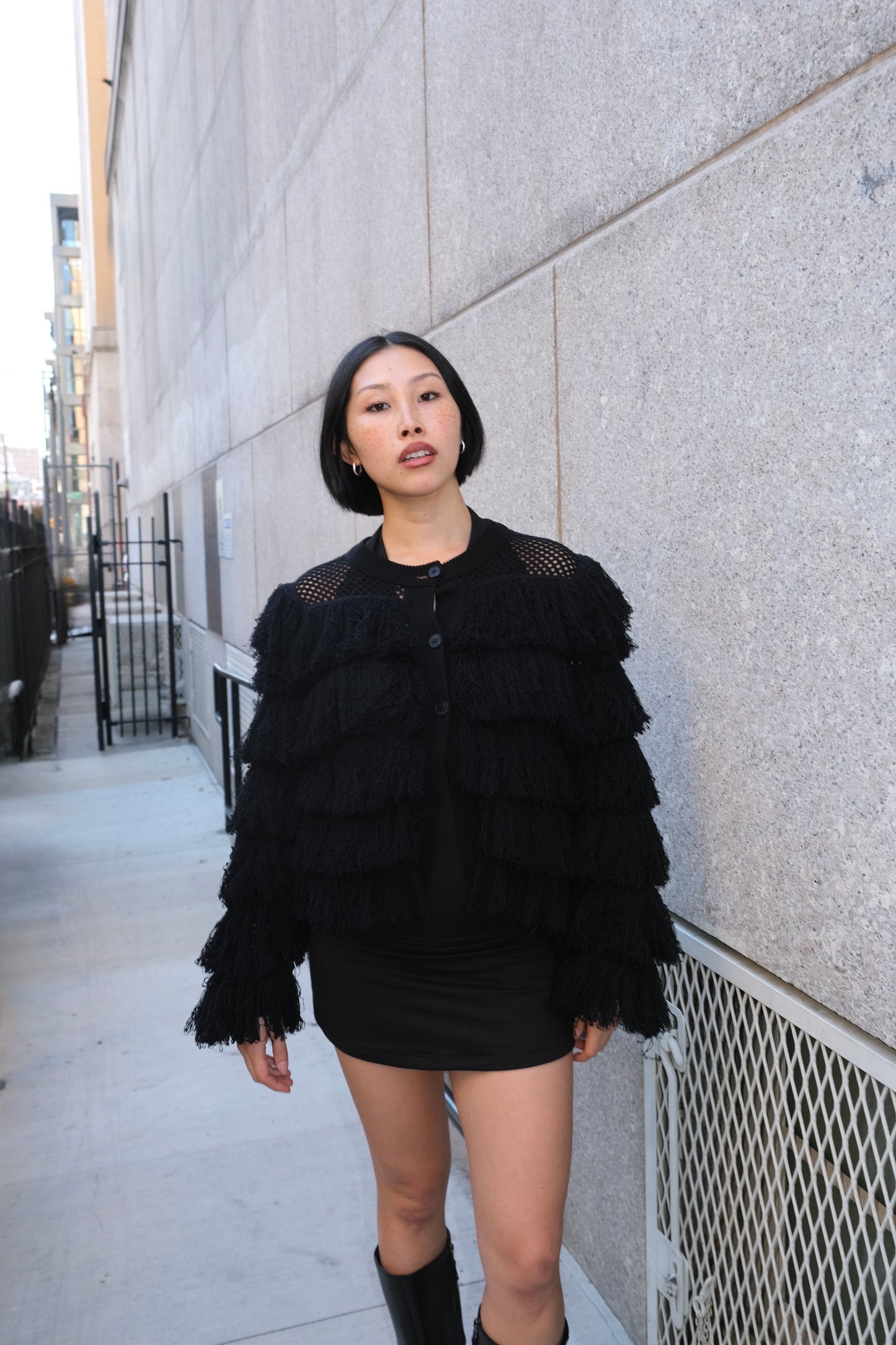 Vintage Sonia Rykiel Fringe Sweater