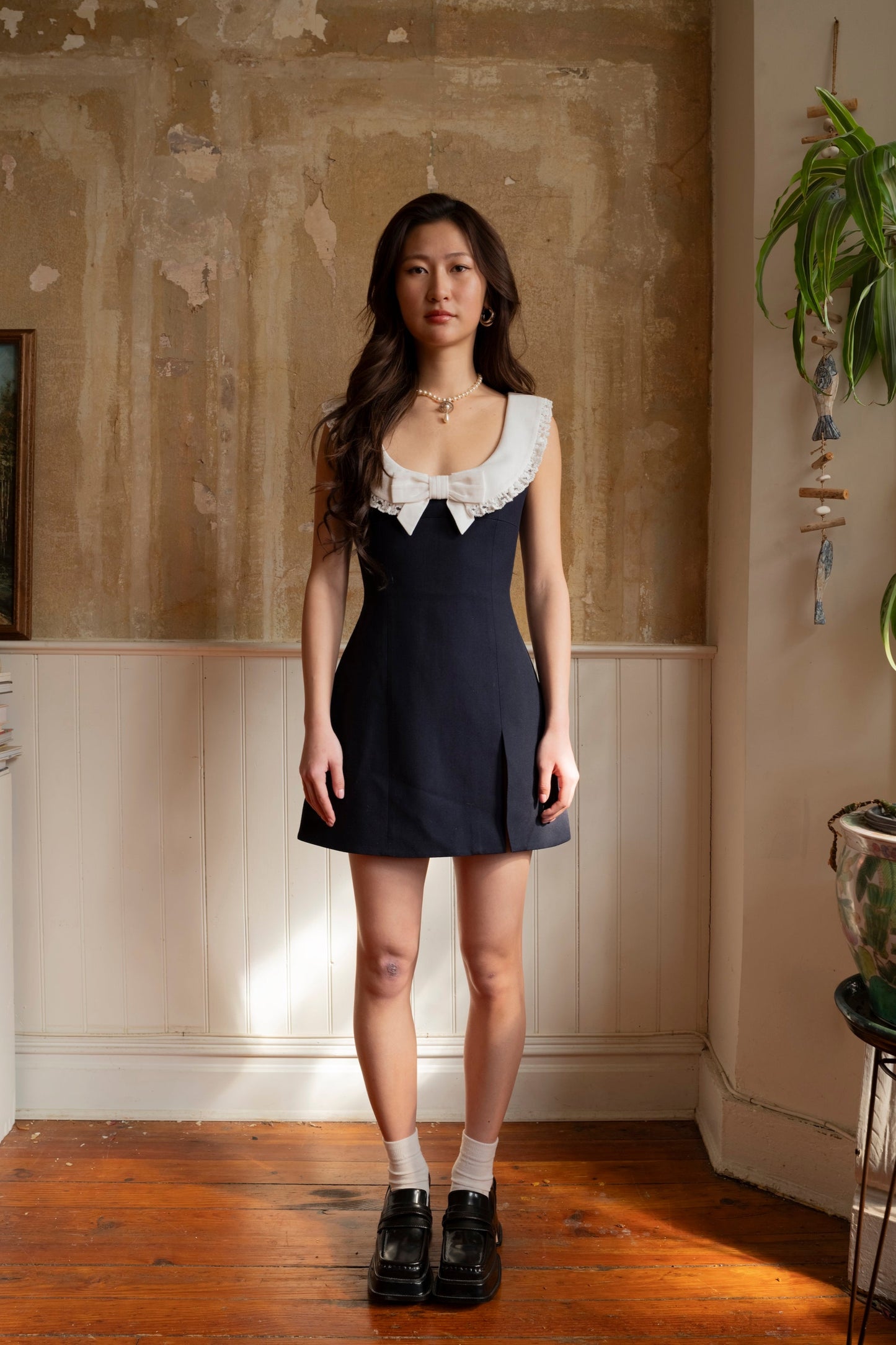 Round Neck Sleeveless Dress (Final Sale)