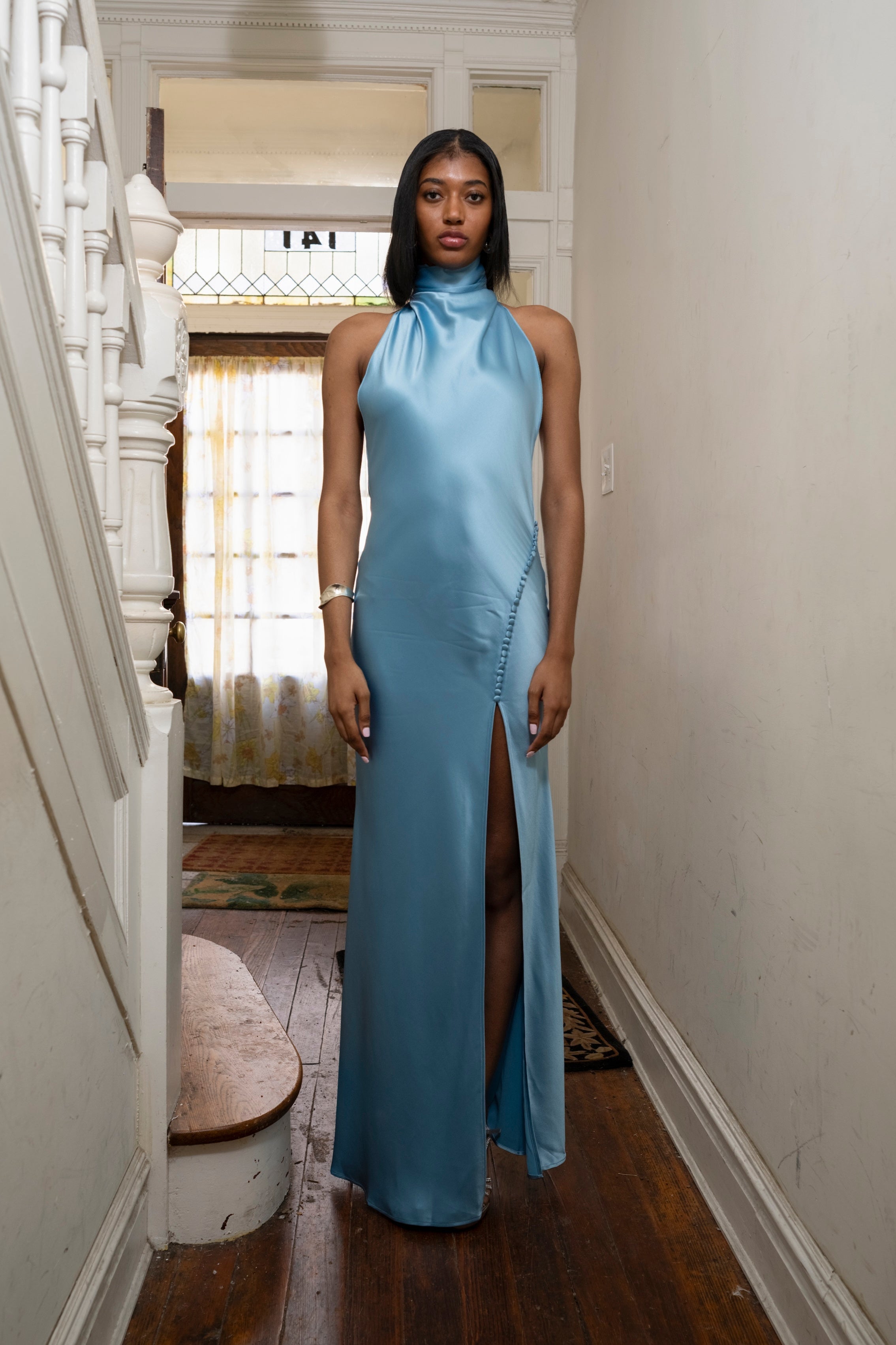 Sau Lee Penelope Gown Sky Blue - Rent from Hauteline Sau Lee Penelope Gown Sky Blue - Rent from Hauteline