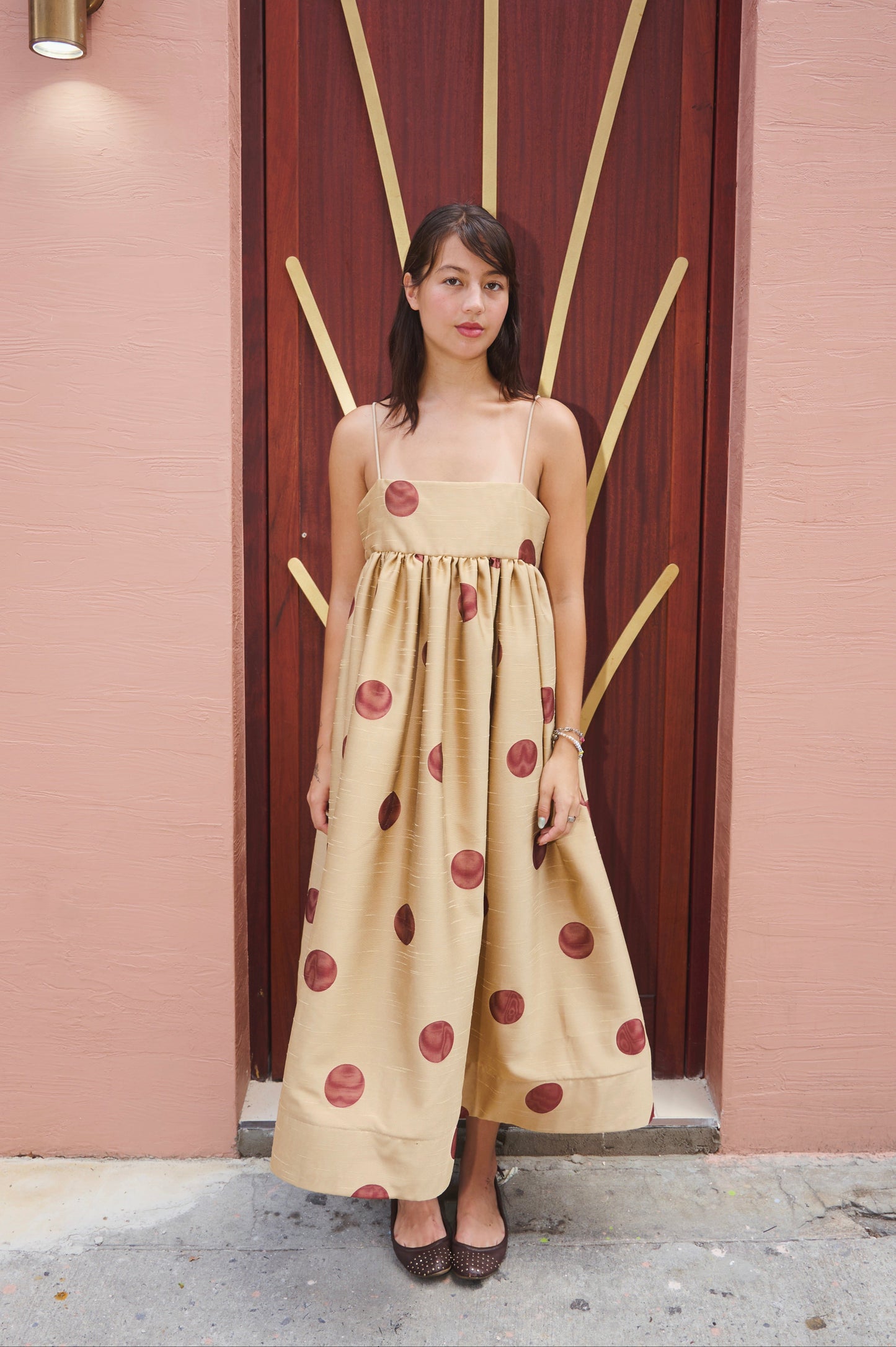Polka Dot Midi Dress