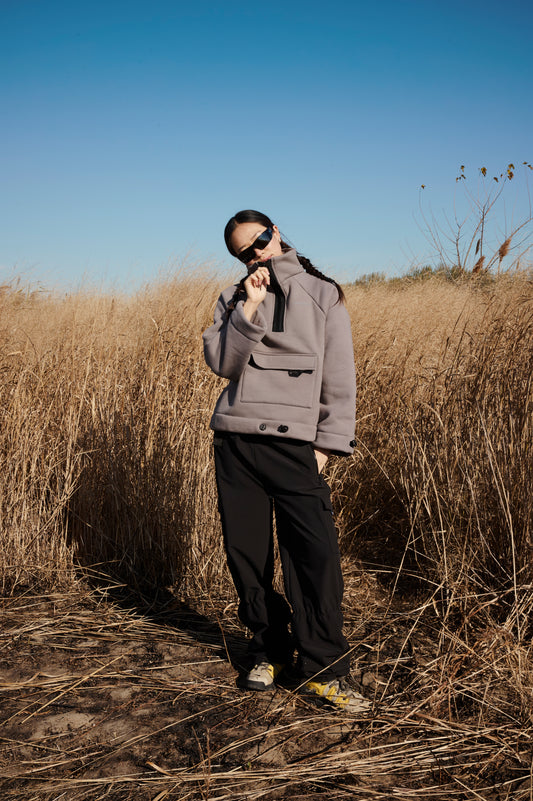Taupe Heavyweight Pullover