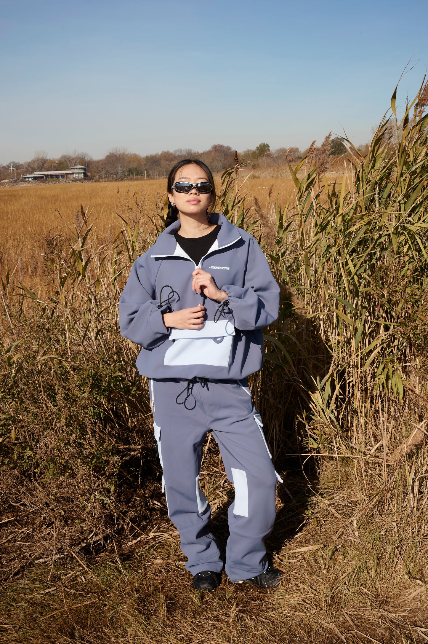 Azure Cargo Trouser