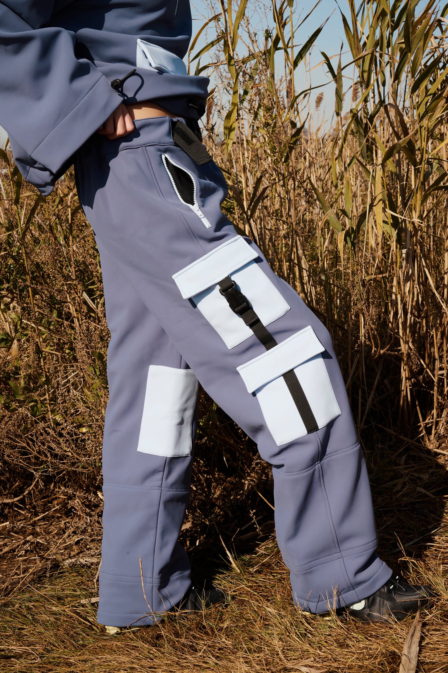 Azure Cargo Trouser