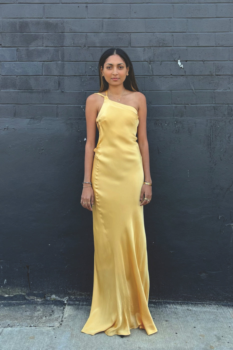 Monique Dress in Yellow