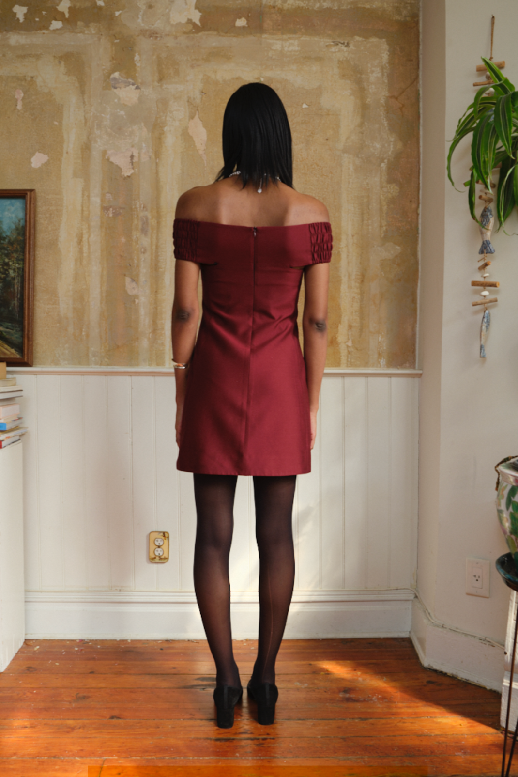 Bow Off-Shoulder Dress