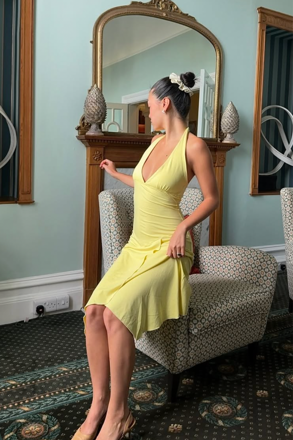 Aurora Dress Yellow