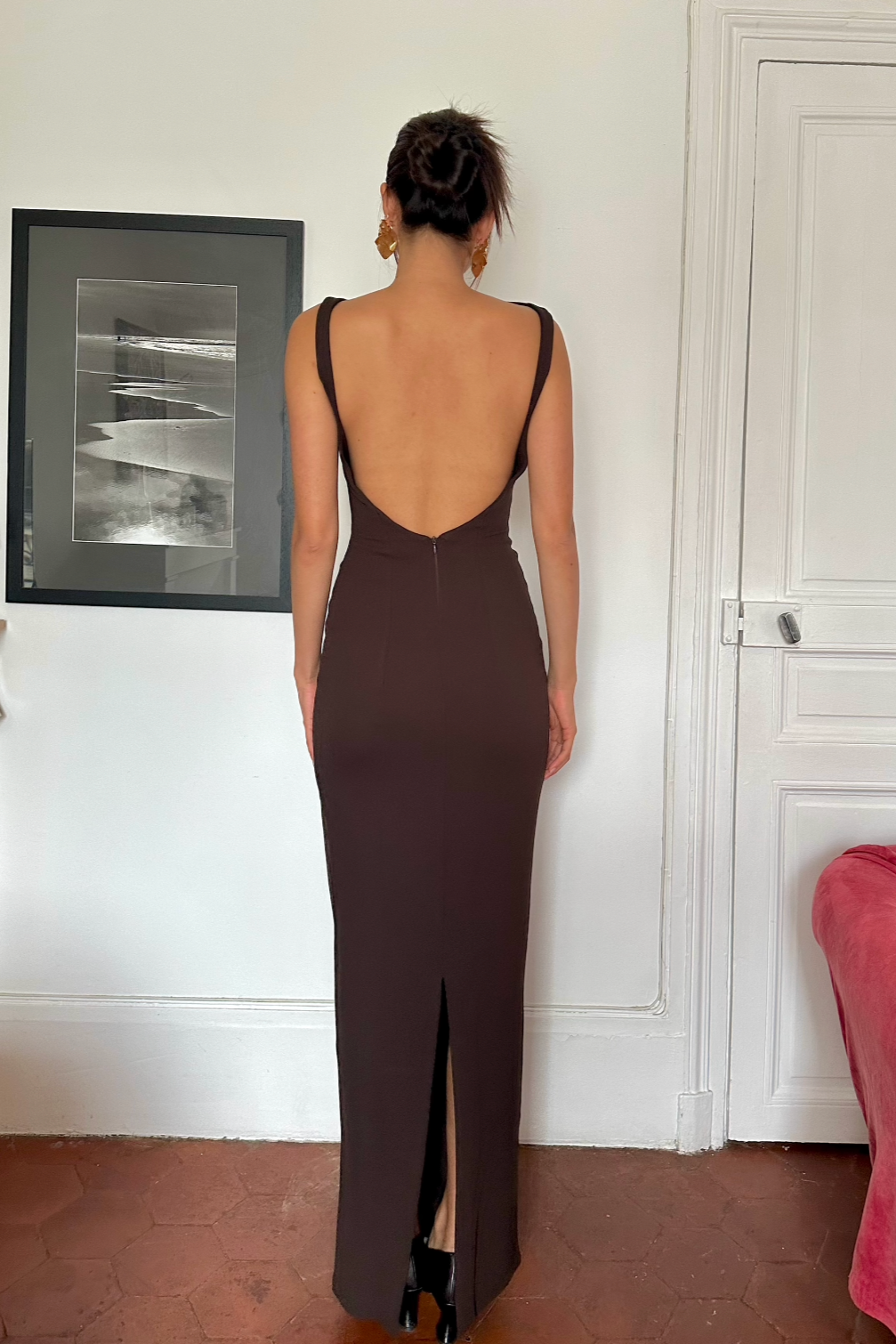Verona Gown in Coffee