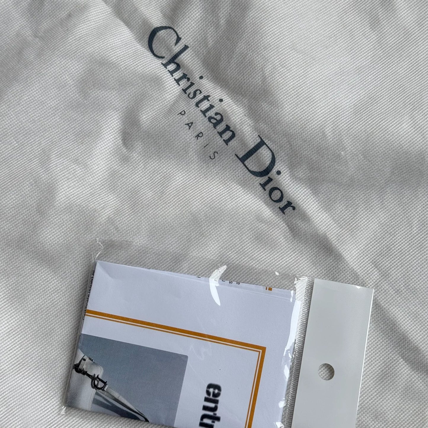Christian Dior 2000s White Shoulder Bag