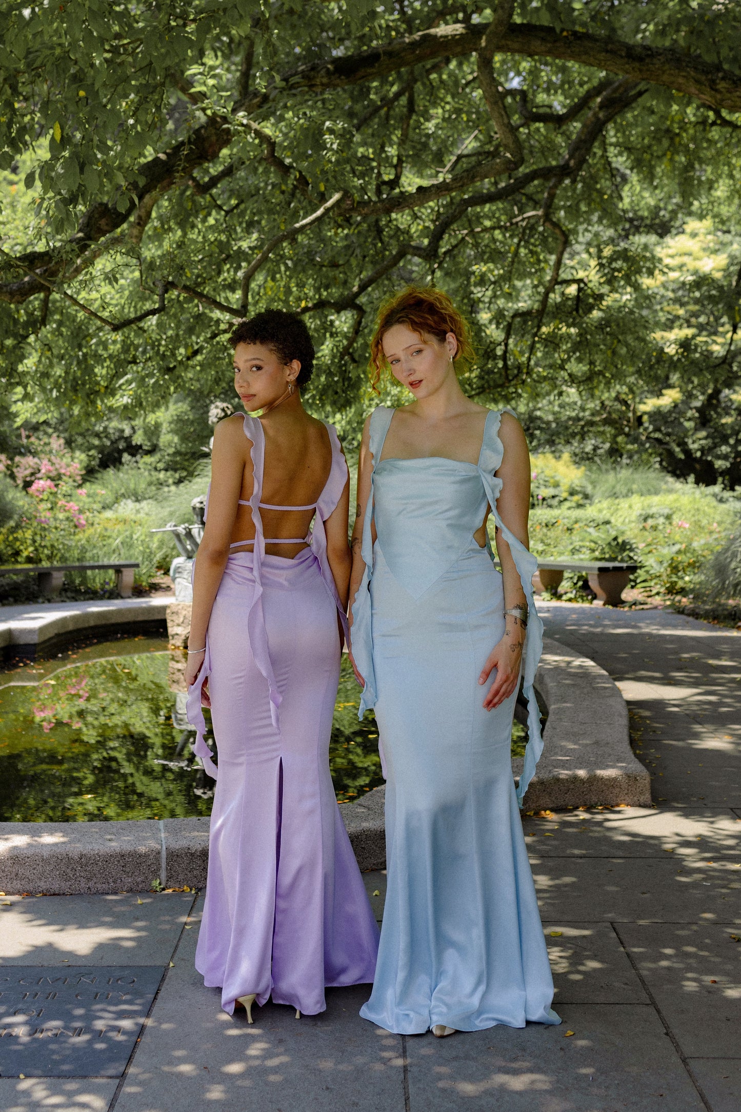 Purple Caroline Dress