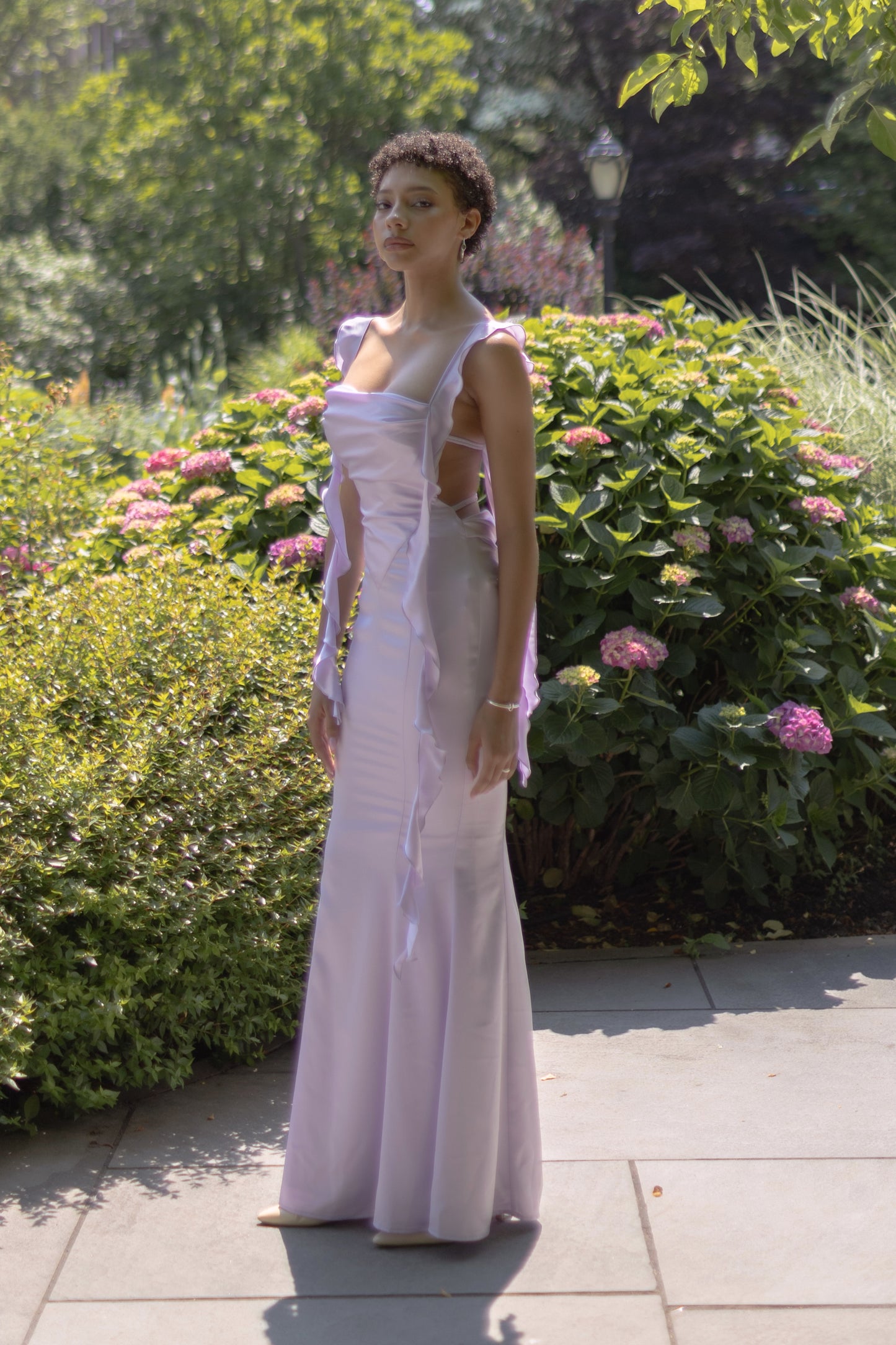 Purple Caroline Dress