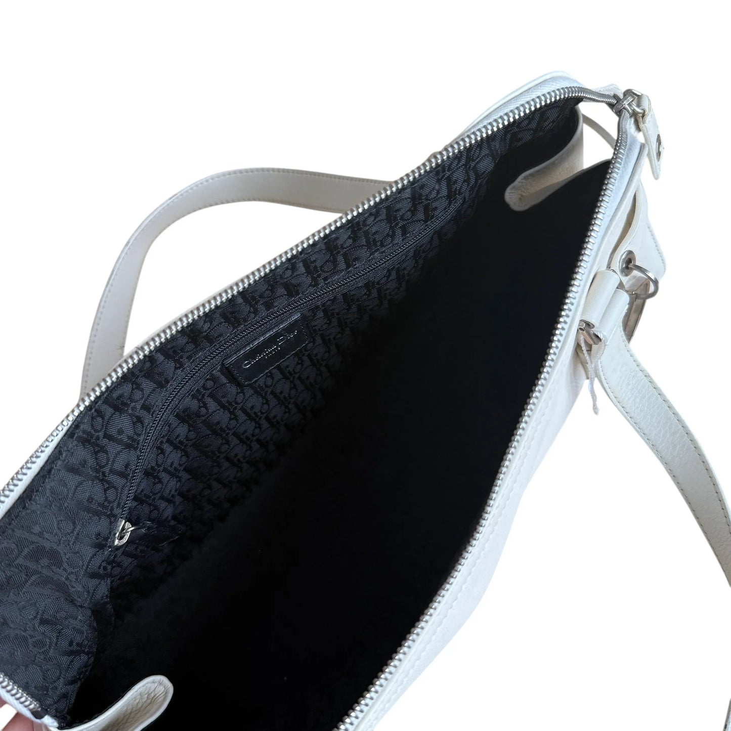 Christian Dior 2000s White Shoulder Bag