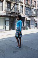 Tulip TV Patchwork Midi Skirt