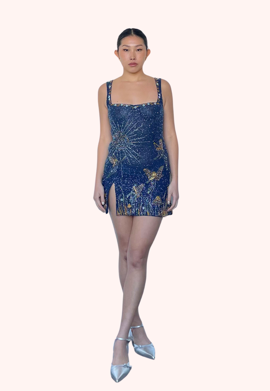 Annie's Ibiza x Clio Peppiatt Midnight Dress - Rent from Hauteline S Annie's Ibiza x Clio Peppiatt Midnight Dress - Rent from Hauteline S
