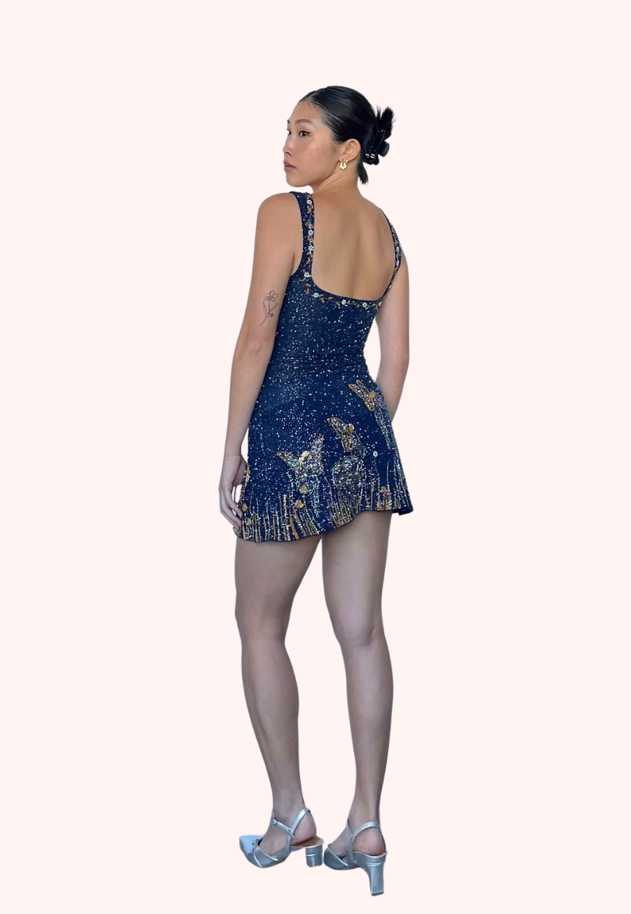 Annie's Ibiza x Clio Peppiatt Midnight Dress - Rent from Hauteline S Annie's Ibiza x Clio Peppiatt Midnight Dress - Rent from Hauteline S