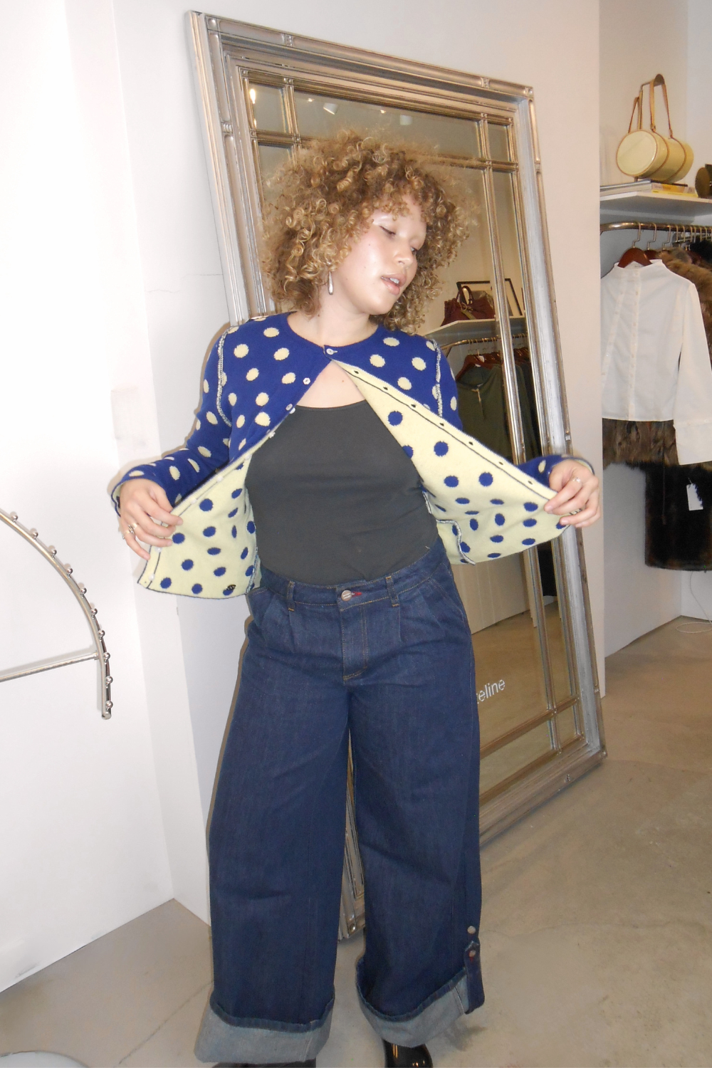 Tabitha Reversible Merino Wool Cardigan