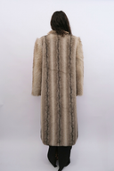 Betty Long Faux Fur Floor-Length Coat