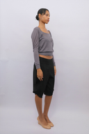 The Malaya Tank and V-Neck in Grey