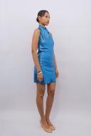 Low Back Halter Mini Dress