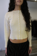 Poet Cardigan in Cream