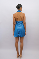 Low Back Halter Mini Dress