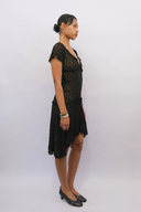 Stretch Lace Midi Dress