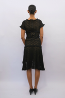 Stretch Lace Midi Dress