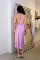 Ms. Pleat Midi Dress