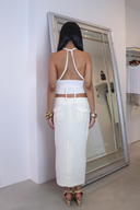 Good Luck Ink Wrap Top