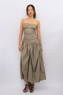 Grey Bubble Maxi Dress