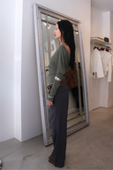 Ballad Button Top in Green