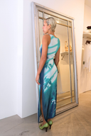 Cedar Window Print Tank Midi Dress