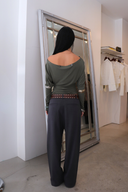 Ballad Button Top in Green