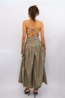 Grey Bubble Maxi Dress