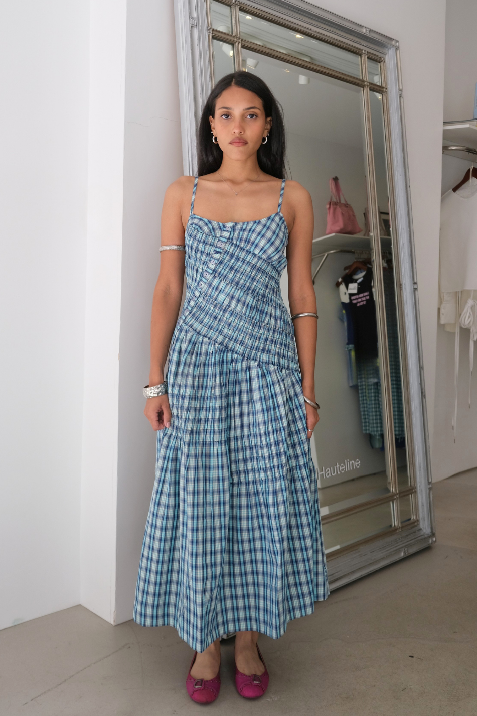Damson Madder Lyra Midi Dress