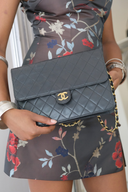 Chanel Quilted Matelasse Lambskin Flap Bag