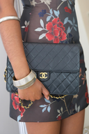 Chanel Quilted Matelasse Lambskin Flap Bag