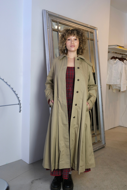 Sofia Pleated Trench