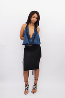 Sade Top in Teal
