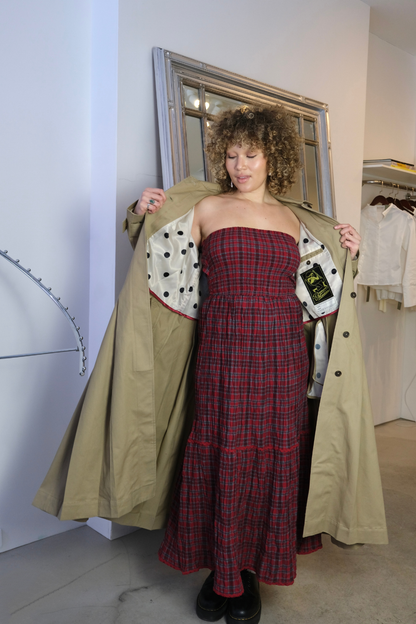 Sofia Pleated Trench