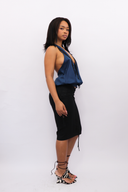 Sade Top in Teal