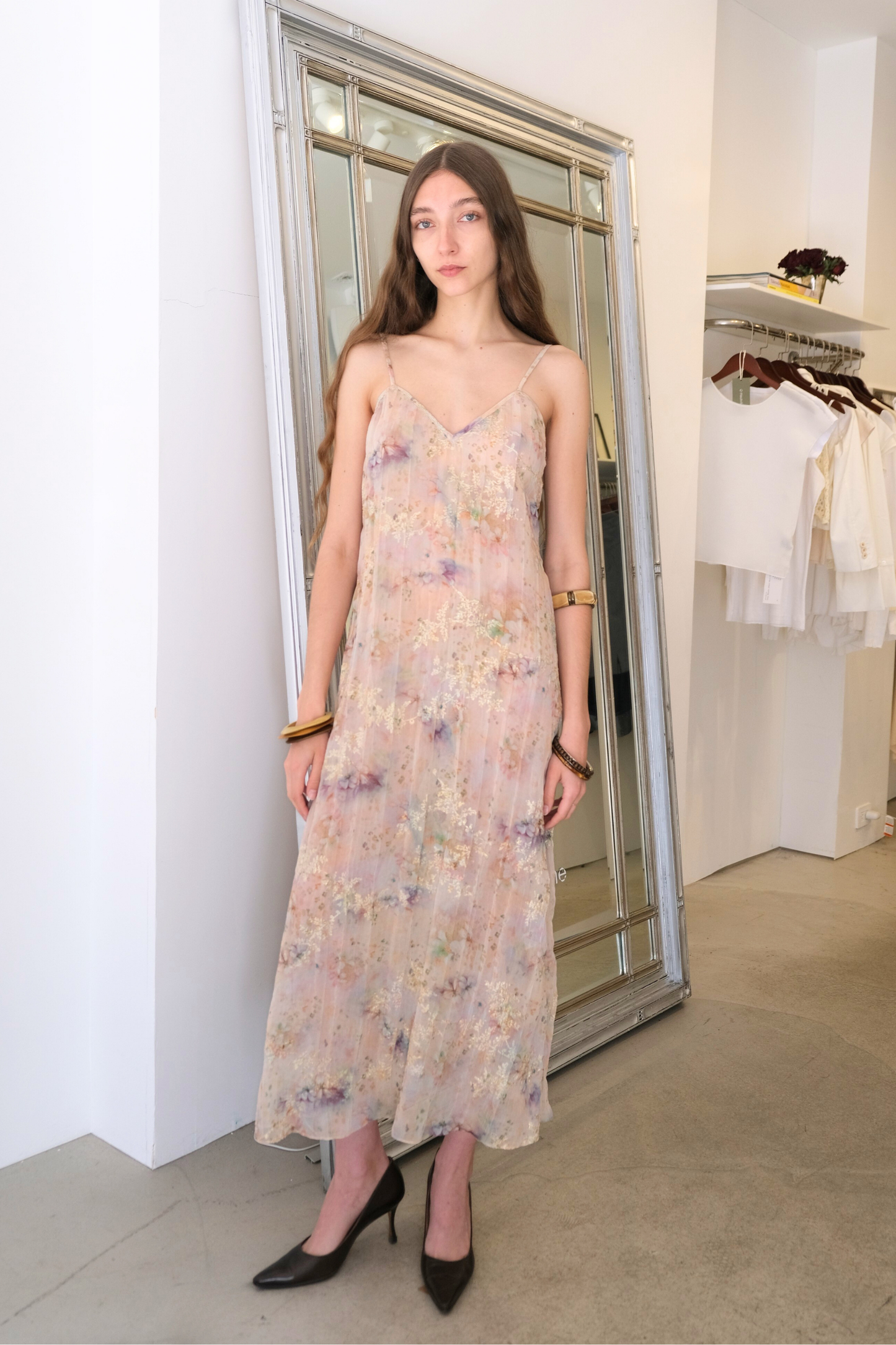 Oasis Blooms Slip Dress