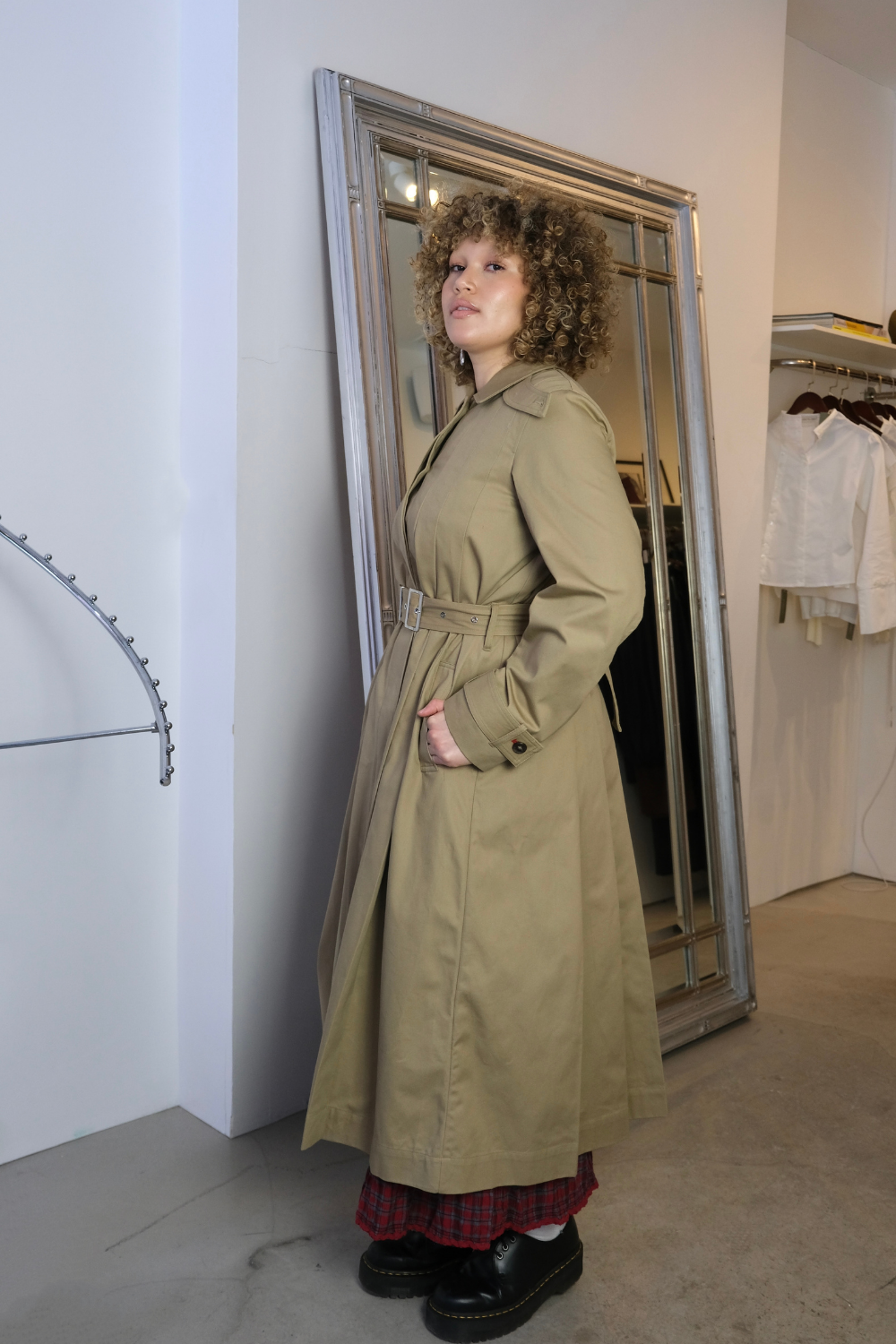 Sofia Pleated Trench