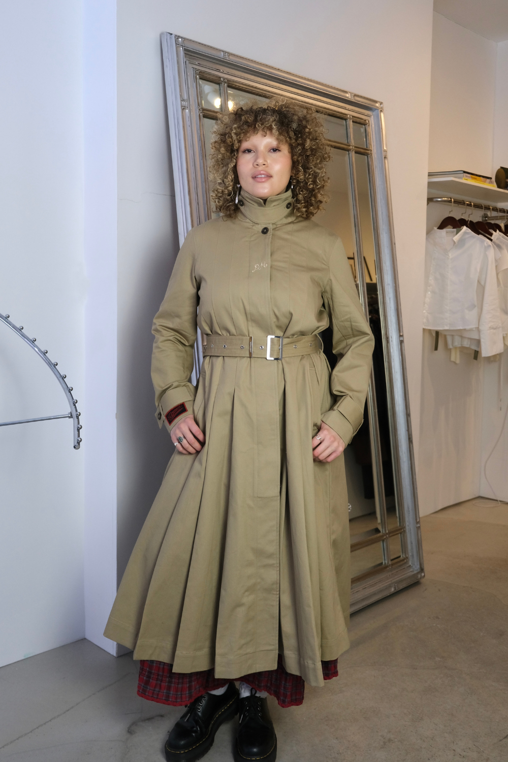 Sofia Pleated Trench
